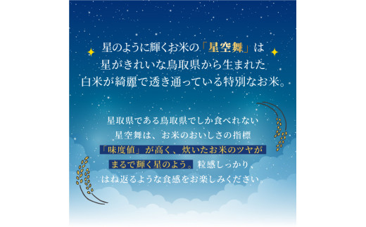 AS-10 星が綺麗な鳥取のお米「星空舞」新米 10kg - 鳥取県大山町