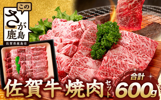 [お中元]佐賀牛 焼肉セット 600g BBQ バーベキュー 焼き肉 バラ モモ