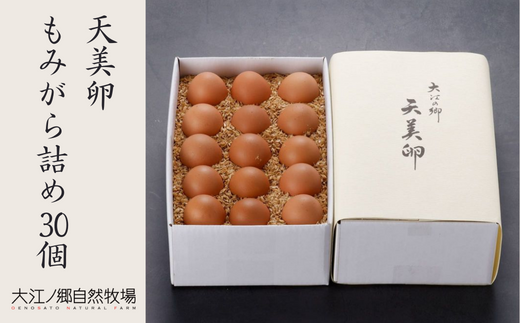 X1-2 天美卵もみがら詰め30個 986458 - 鳥取県智頭町