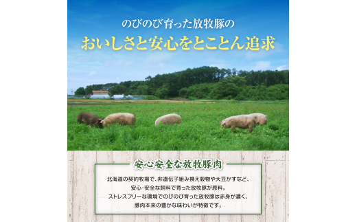 北海道放牧豚ショルダーベーコンとモモハムブロックのセット