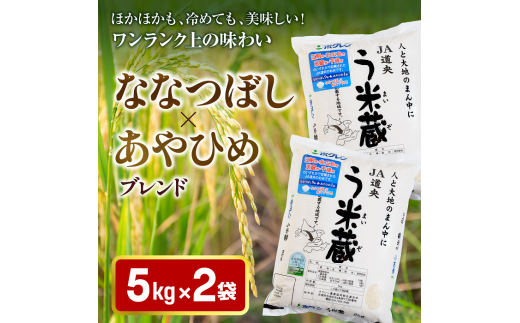 北海道米う米蔵１０ｋｇ(5ｋｇ×2袋)セット