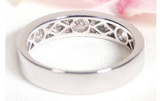 指輪22㎜×15㎜【新品】パヴェデザイン ダイヤモンド 1.08ct リング　プラチナ900