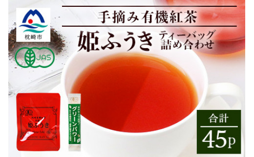 ふるさと納税 枕崎市 有機手摘み紅茶「姫ふうき」「姫ひかり