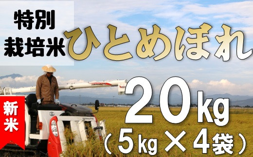 米蔵いいの特別栽培米ひとめぼれ20kg（5kg×4袋） - 山形県三川町