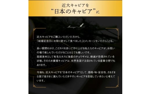 近大キャビア30ｇ - 和歌山県白浜町｜ふるさとチョイス - ふるさと納税