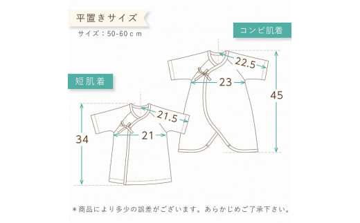 出産準備お祝い 5点セット (コンビ肌着 短肌着 ツーウェイドレス