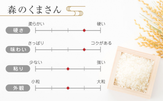 【全3回定期便】森のくまさん 無洗米 15kg（5kg×3袋）【有限会社 農産ベストパートナー】定期便 15kg 無洗米 精米 森のくまさん 特産品  コメ 米 お米 熊本県 熊本県産 [ZBP061]