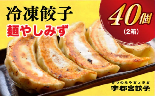 【麺やしみず】　餃子20個入り×2箱 852077 - 栃木県宇都宮市
