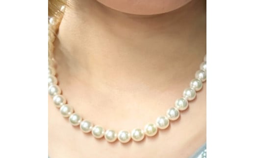 照り花珠級‼️K18あこや真珠ネックレス御予約品