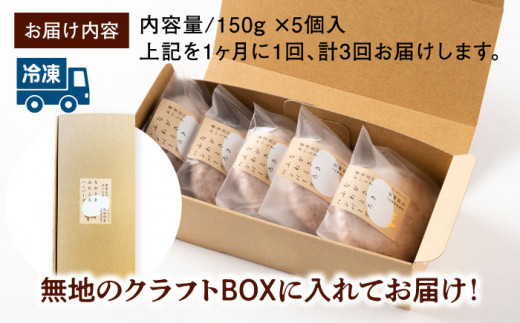 全6回定期便】ハンバーグ 5個入 累計20,000個突破！ ふわとろ