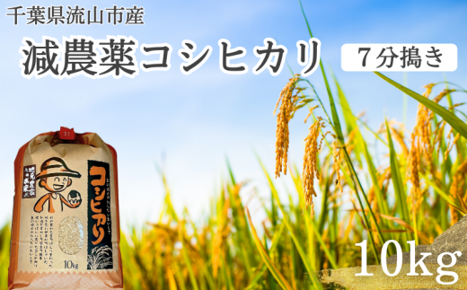 【流山産コシヒカリ】新川耕地・減農薬コシヒカリ 7分搗き 771800 - 千葉県流山市