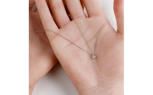 プラチナ900【ラボグロウンダイヤモンドネックレス】0.2ct 可愛い王冠モチーフ 長さ40cm LAB-PT900-007 -  滋賀県大津市｜ふるさとチョイス - ふるさと納税サイト