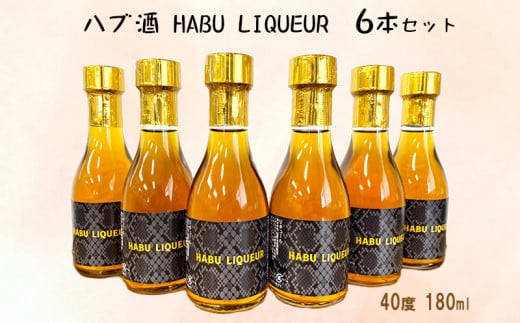 ハブ酒 HABU LIQUEUR（40度 180ml）6本セット 971873 - 沖縄県名護市