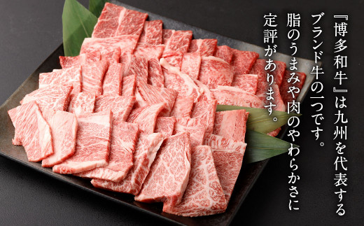 博多和牛 焼肉 セット 合計800g (極上 霜降り 400g、ヘルシー 赤身 400g)