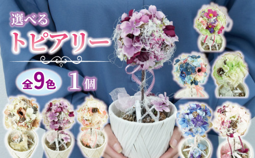 [価格改定予定]数量限定 限定品 トピアリー ブルー 花 インテリア フラワーアレンジメント ギフト 記念 お祝い 母の日 父の日 敬老の日 贈答用 プレゼント用 サーモンピンク