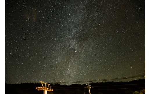 夜には満点の星空がみれるかも・・・