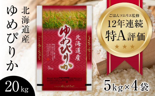 令和4年産 北海道ゆめぴりか20kg食品 - 米/穀物
