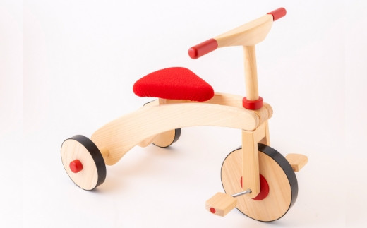 P747-01 Design Labo i 木製三輪車 (赤) 235550 - 福岡県うきは市