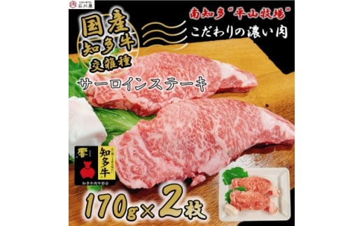 牛肉 サーロインステーキ 170g×2枚 知多牛 響 980656 - 愛知県南知多町