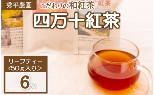 四万十紅茶〈リーフティー〉50g×6袋【1333420】