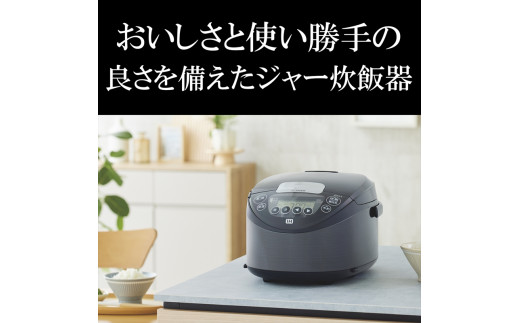 タイガー魔法瓶 IH炊飯器 JPW-S100HM メタリックグレー 5.5合炊き