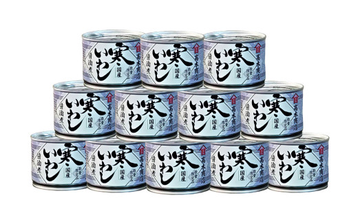 【6ヶ月定期便】寒いわし醤油煮 合計72缶 