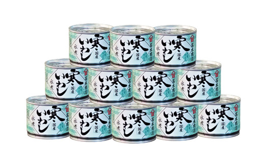 【3ヶ月定期便】寒いわし水煮 合計36缶 