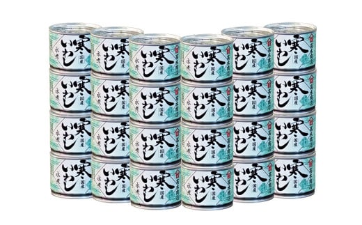 【6ヶ月定期便】 寒いわし 水煮 合計144缶