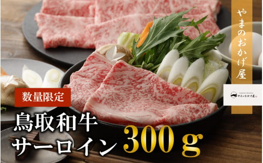 鳥取和牛サーロインしゃぶしゃぶ・すき焼き　300g 国産 牛肉 サーロイン