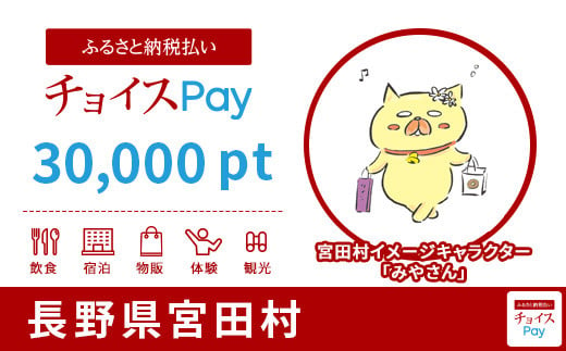 宮田村チョイスPay 30,000pt（1pt＝1円）