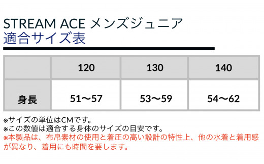 ミズノ ㉒競泳レース水着STREAM ACE（メンズＶパンツジュニアサイズ