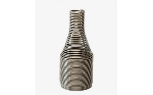 SPRING VASE (flower vase)スリム型　シルバー【1417273】 769211 - 静岡県磐田市