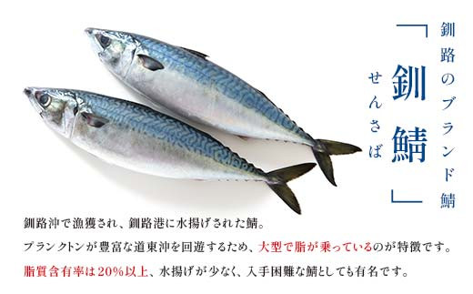 北海道 釧路産 しめさば 特大サイズ 7枚 ブランド鯖 釧鯖 真空 真空