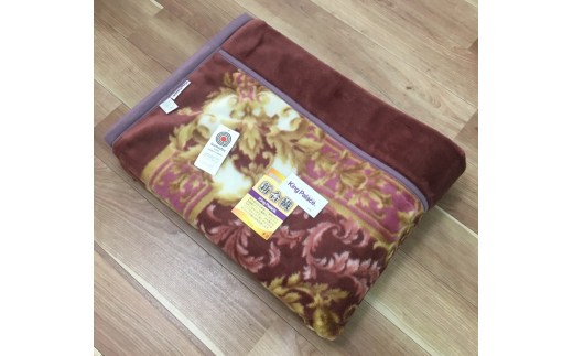 日本製 マイヤー毛布 シングル (新合繊 2枚合わせ毛布) 1枚 ピンク