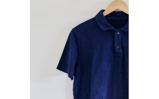 オリジナル　藍染ポロシャツ　【07521-0050】 1276117 - 福島県三春町