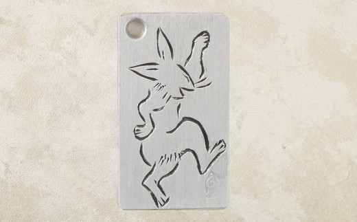 刀匠の業!銘切り名入れプレート[ウサギ]鳥獣戯画 日本刀 彫刻 絵