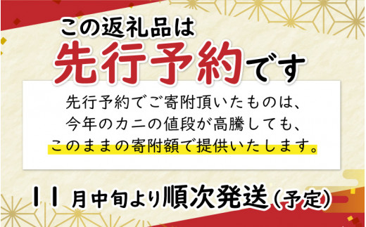 先行予約】【訳あり】蟹好き集まれ！選べる越前蟹 甲羅盛セット 10万円