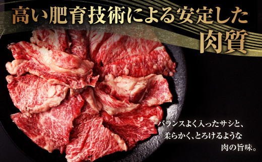 【3回定期便】熊本県産 黒毛和牛 焼肉 カルビ 切り落とし