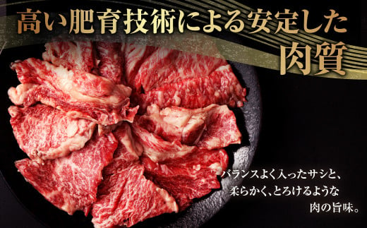 【6回定期便】熊本県産 黒毛和牛 焼肉 カルビ 切り落とし