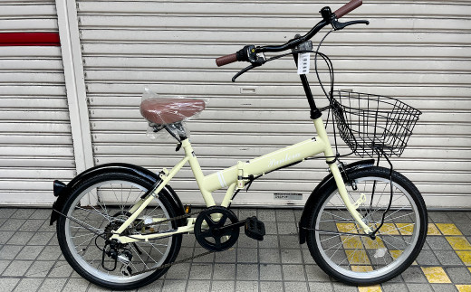 90-07 20型 折りたたみ自転車 パンテーラ (アイボリー) / 佐賀県鳥栖市