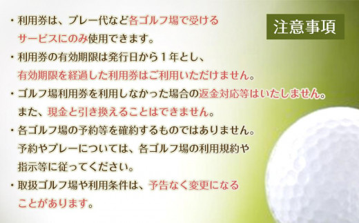 豊田市ゴルフ場利用券５枚（市内１５ゴルフ場利用可） - 愛知県豊田市