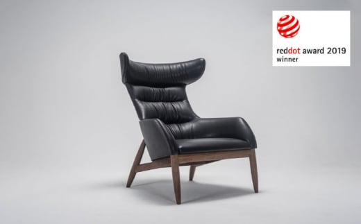 【Ritzwell】BEATRIX HIGH-BACK EASY CHAIR（M）-LEATHER- [AYG053]