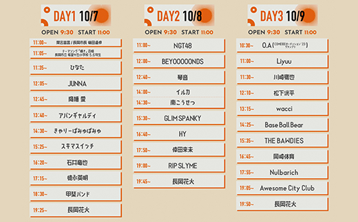 10月8日（日）1日券】米フェスシートチケット おとな1名様分＋