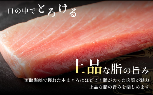 函館海峡産 まぐろ赤身 4～5柵(約750g)[18772240]