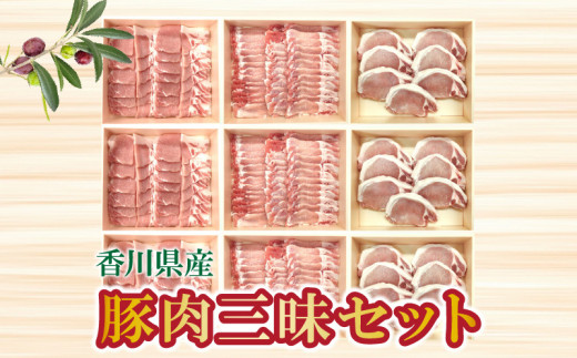 M04-0035_香川県産 豚肉三昧セット 245862 - 香川県三豊市