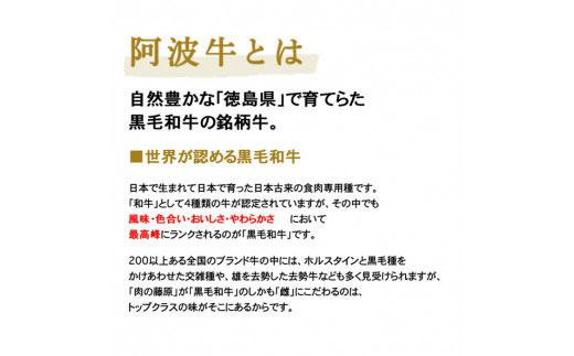 阿波牛のきわみ「一貫牛」ロースすき焼き700g - 徳島県徳島市