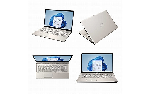 ノートパソコン 富士通 LIFEBOOK WNB/H1 Windows11 Office有 AMD Ryzen 7 メモリ8GB 256GB SSD  HD Webカメラ内蔵【54_8-001】