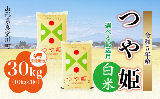 配送時期が選べて便利な定期便＞ 令和5年産 特別栽培米 つや姫 【白米