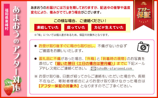 2VB6【福岡県産あまおう】 グランデ等級　約270ｇ×6Ｐ（2月～4月上旬頃発送予定）