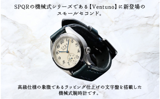 腕時計 機械式＞SPQR Ventuno ss（アイボリー）【バンド】レザー